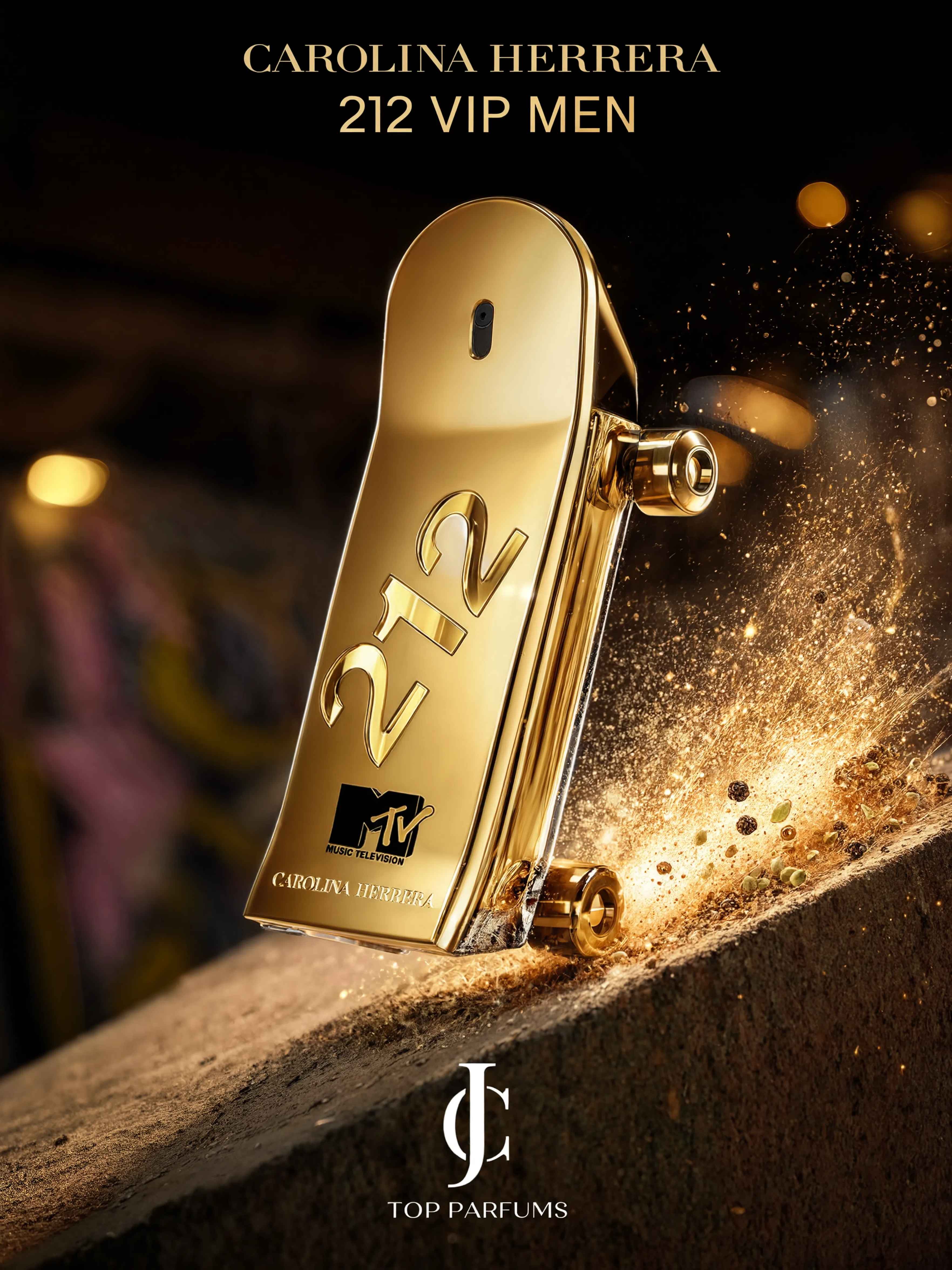 212 Men Heroes MTV — Carolina Herrera